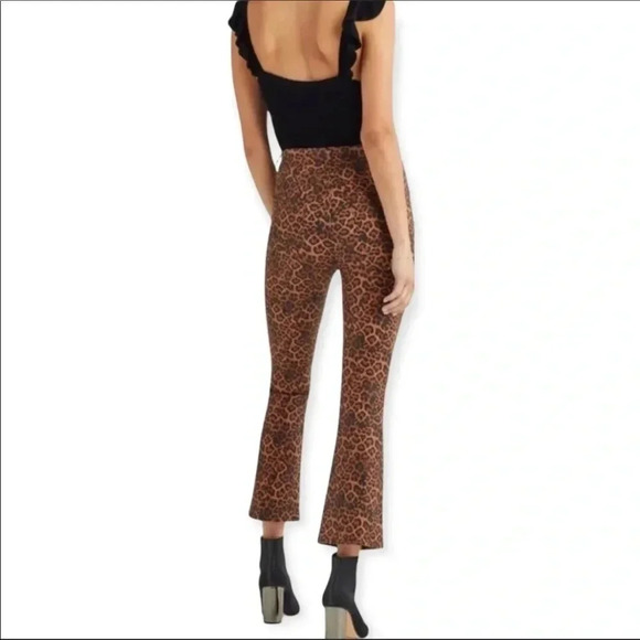 7 for all Mankind coated leopard bootcut denim - Picture 10 of 13